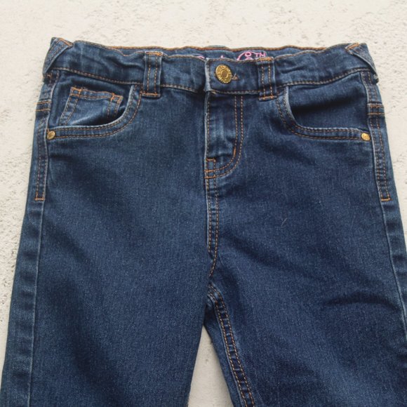 Girls Skinny Stretch Jeans Size 7-8 Yrs - Picture 3 of 4